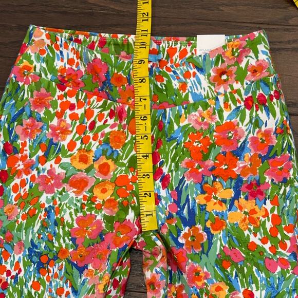 J. McLaughlin Masie Pants Blue - Multi Caprice Floral Size 4 NWT - Picture 5 of 7